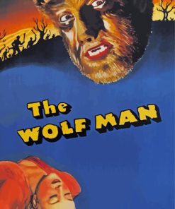 The Wolf Man Poster Diamond Painting