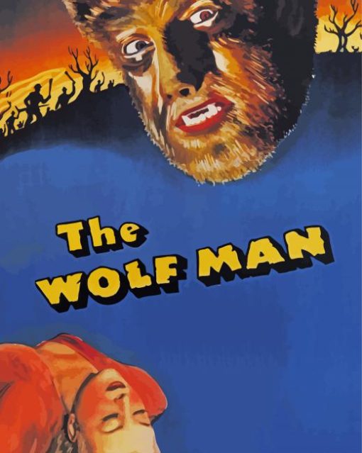 The Wolf Man Poster Diamond Painting