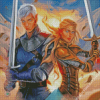 Throne Of Glass Warriors Diamond Painting