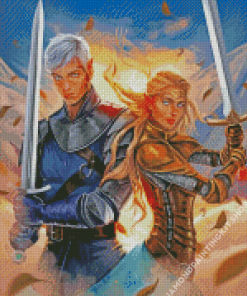 Throne Of Glass Warriors Diamond Painting