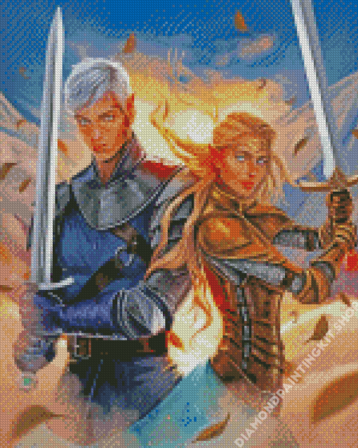 Throne Of Glass Warriors Diamond Painting