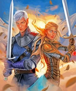 Throne Of Glass Warriors Diamond Painting