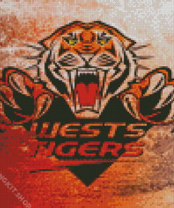 Wests NFL Tigers Logo Art Diamond Painting