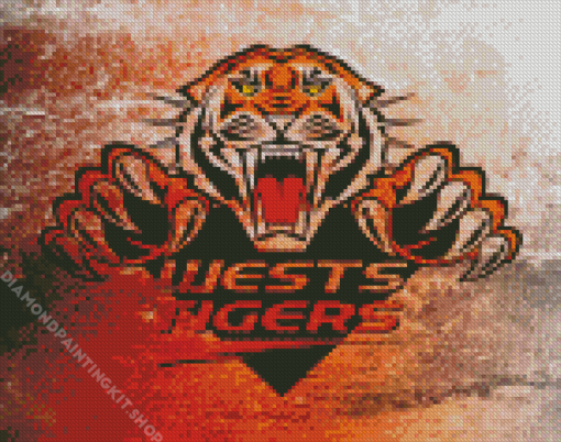 Wests NFL Tigers Logo Art Diamond Painting