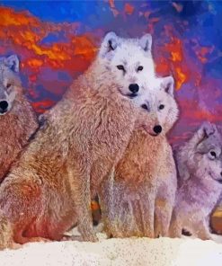 Wolf Pack Art Diamond Painting