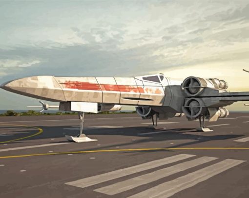 X Wing Starfighter Diamond Painting