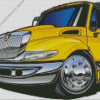 Yellow Tow Truck Diamond Painting