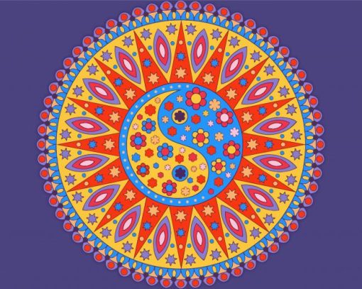 Yin Yang Mandala Diamond Painting