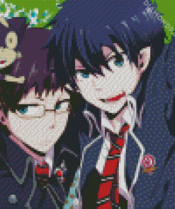 Yukio And Rin Diamond Painting