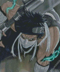 Zabuza Anime Art Diamond Painting