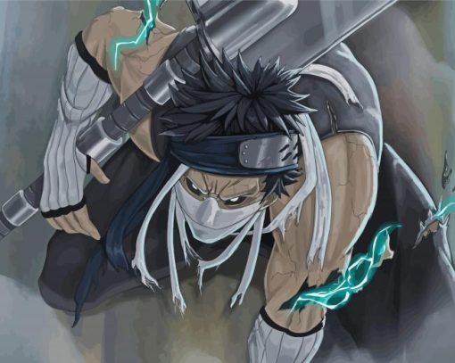 Zabuza Anime Art Diamond Painting