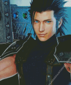 Zack Fair Video Game Character Diamond Painting