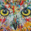 Abstract Mystic Owl Diamond Painting