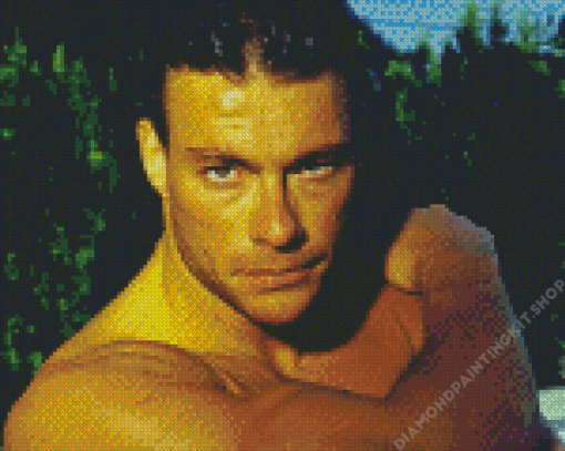 Actor Jean Claude Van Damme Diamond Painting