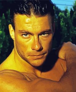 Actor Jean Claude Van Damme Diamond Painting