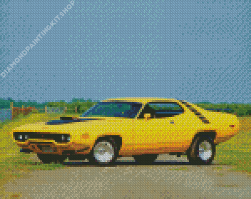 Aesthetic 1971 Road Runner Diamond Painting