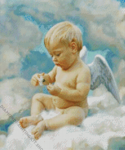 Aesthetic Baby Angel Diamond Painting