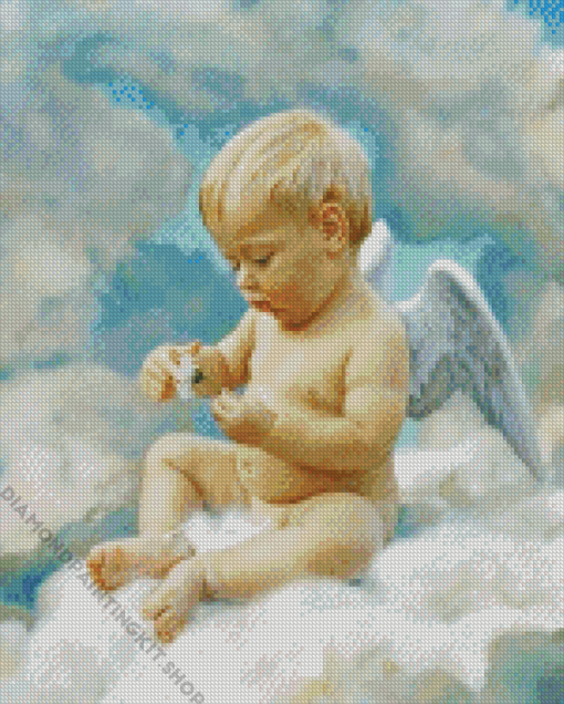 Aesthetic Baby Angel Diamond Painting