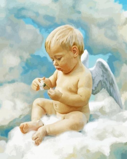 Aesthetic Baby Angel Diamond Painting