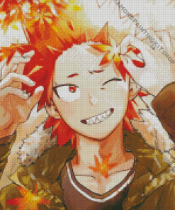 Aesthetic Eijiro Kirishima Diamond Painting