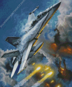 Aesthetic F18 Diamond Painting