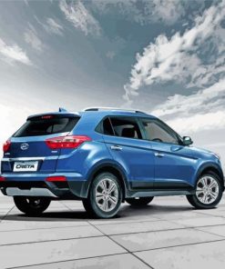 Aesthetic Hyundai Creta Diamond Painting