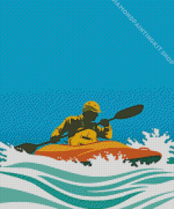 Aesthetic Kayaking Diamond Painting