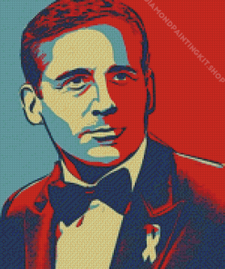 Aesthetic Michael Scott Art Diamond Painting