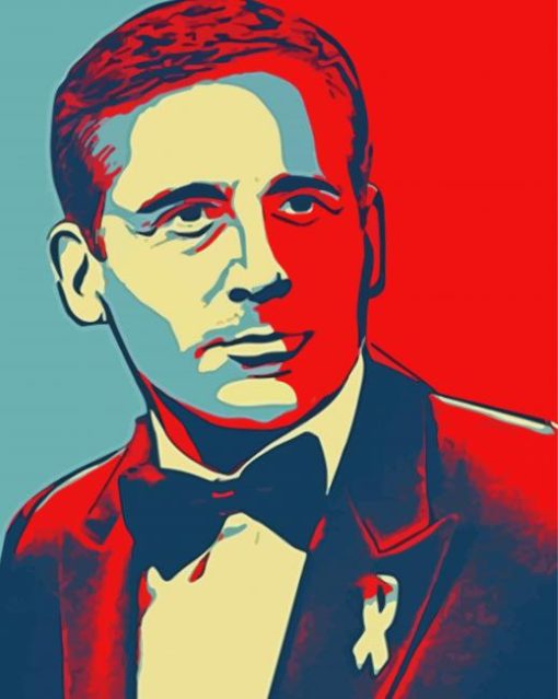 Aesthetic Michael Scott Art Diamond Painting