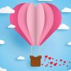 Aesthetic Romantic Hot Air Balloon Diamond Painting