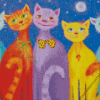 Aesthetic Smile Cat Diamond Painting