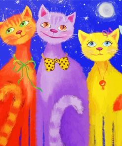 Aesthetic Smile Cat Diamond Painting