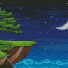 Aesthetic Beach Night View Diamond Painting