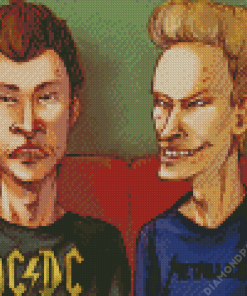 Aesthetic Beavis Art Diamond Painting