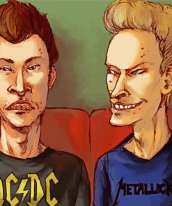 Aesthetic Beavis Art Diamond Painting