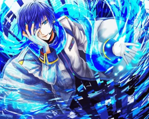 Aesthetic Kaito Vocaloid Anime Diamond Painting