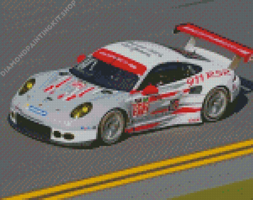 Aesthetic Porsche Race Diamond Painting