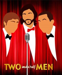 Aesthetic Two And Half Men Diamond Painting