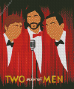 Aesthetic Two And Half Men Diamond Painting