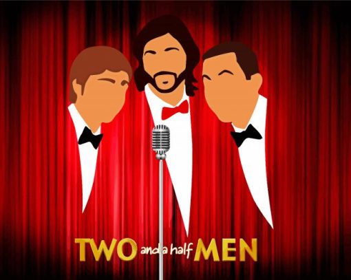 Aesthetic Two And Half Men Diamond Painting