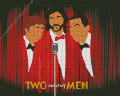 Aesthetic Two And Half Men Diamond Painting