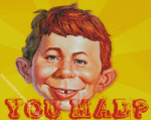 Alfred E Neuman Mad Diamond Painting