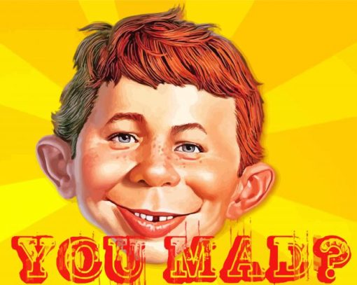 Alfred E Neuman Mad Diamond Painting