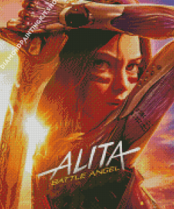 Alita Battle Angel Poster Diamond Painting