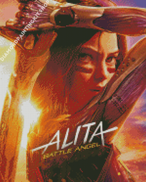 Alita Battle Angel Poster Diamond Painting