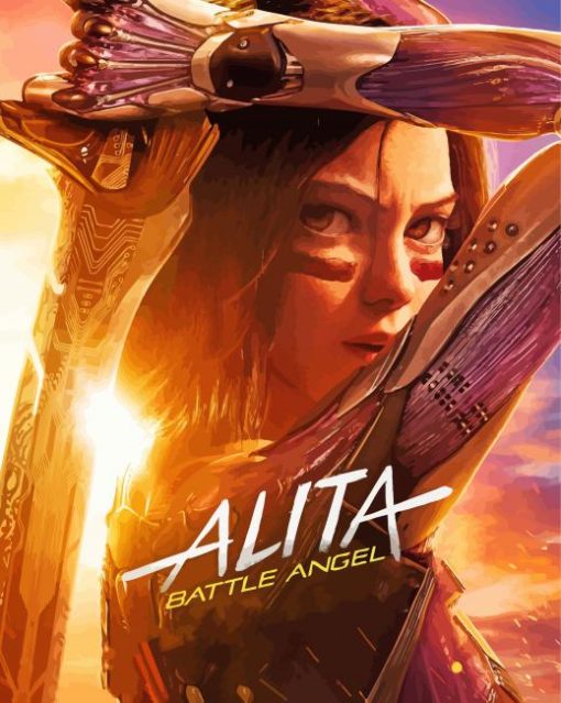 Alita Battle Angel Poster Diamond Painting