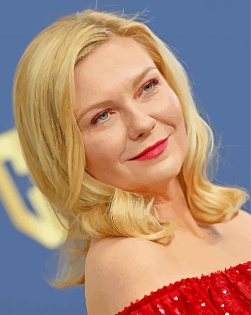 Beautiful Kirsten Dunst Diamond Painting