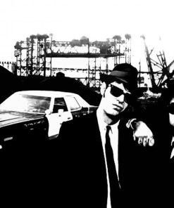 Black And White Blues Brothers Diamond Painting