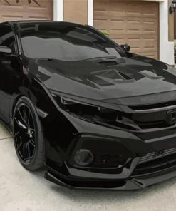 Black Civic Diamond Painting