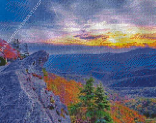 Blowing Rock Landscape Diamond Painting